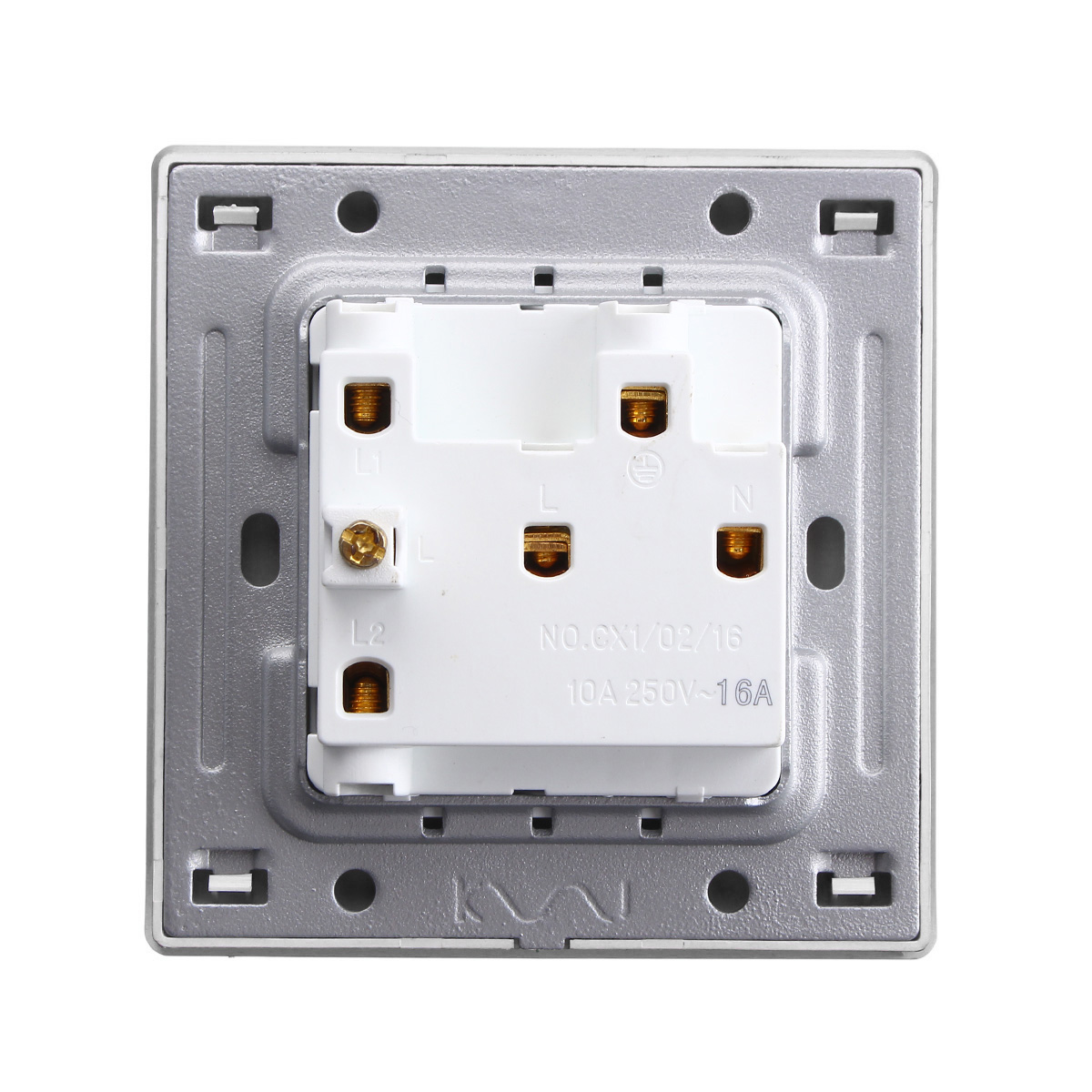 AC-110250V-1-Gang-2Way-LED-Light-Control-Wall-Mount-Switch-With-3-Pole-Socket-1216544-3