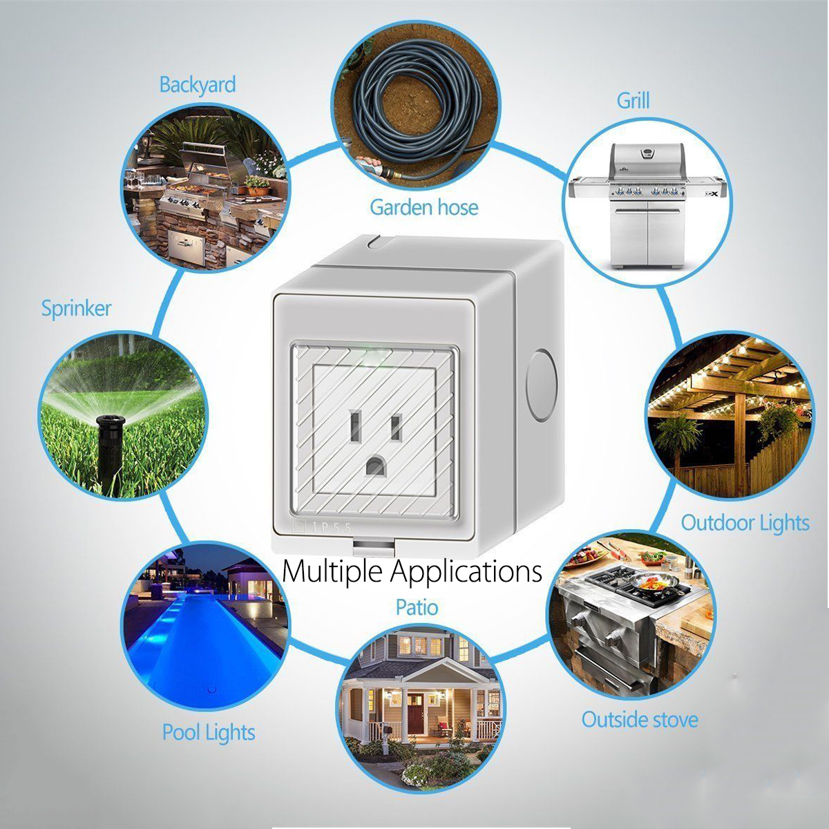 AC-90-250V-Waterproof-Charger-Remote-Control-Switch-Smart-WiFi-Socket-Power-Outlet-Alexa-Echo-Google-1289821-2