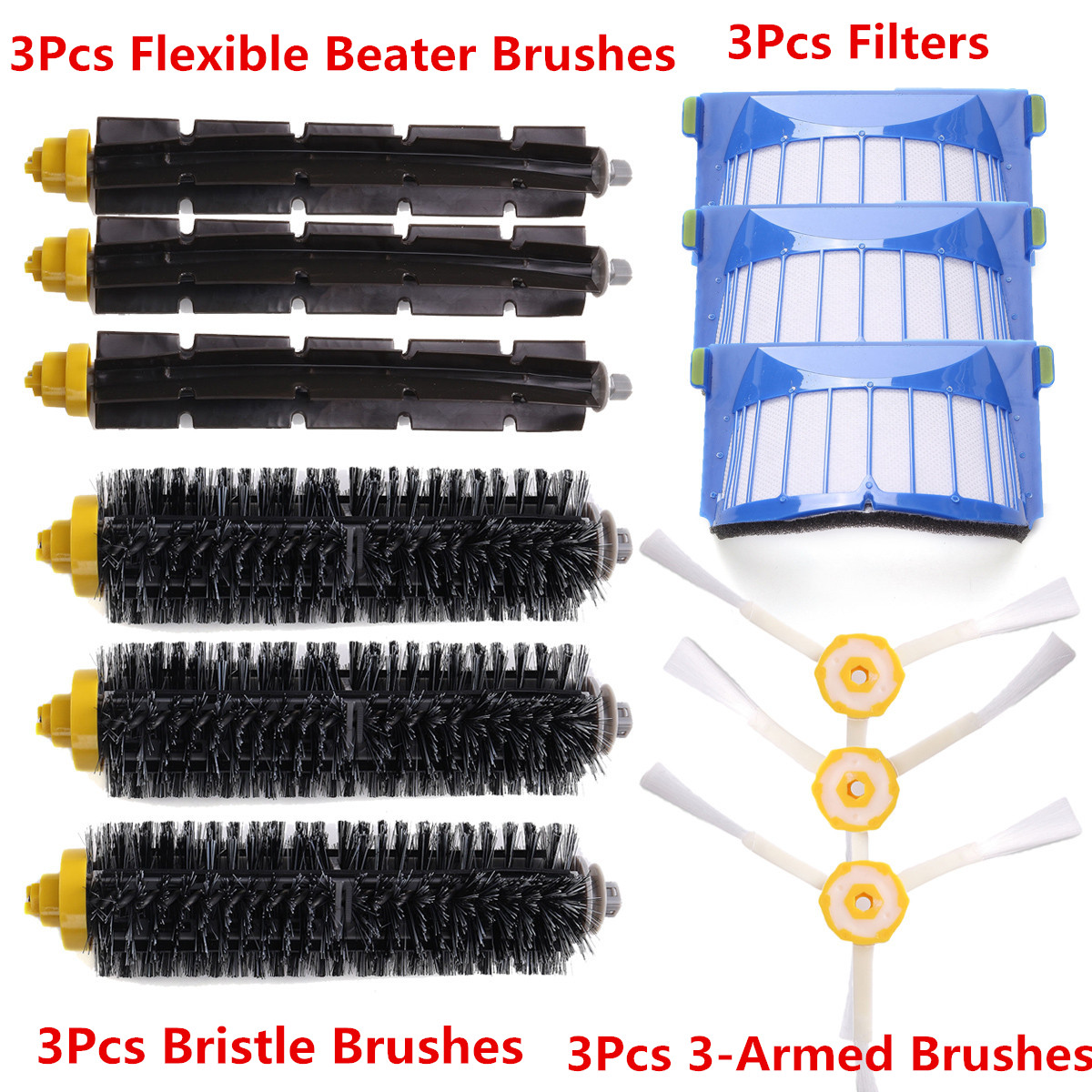 Accessory-Replacement-Kit-Brushes-Brushes-3-Armed-Aero-Vac-Filter-for-iRobot-600-Series-1338065-1