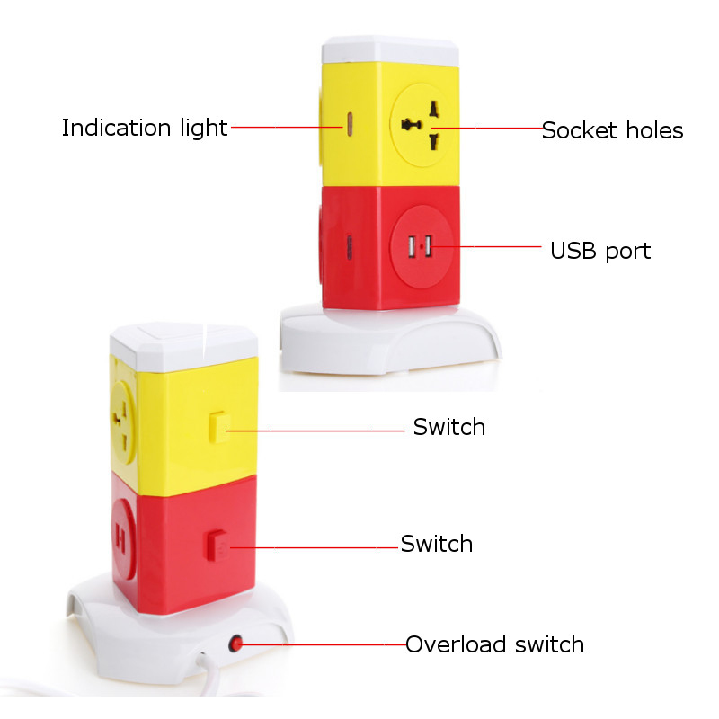 Alardor-250V-Rotating-Socket-Intelligent-Patch-Panel-USB-Plug-Board-Power-Strip-1151187-6