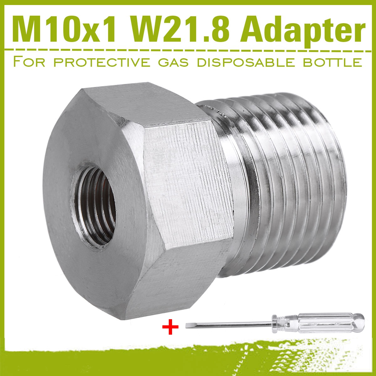 CO2-Adapter-For-Pressure-Reducer-From-Reusable-To-Disposable-Bottle-M10x1-Inert-Gas-1617890-1