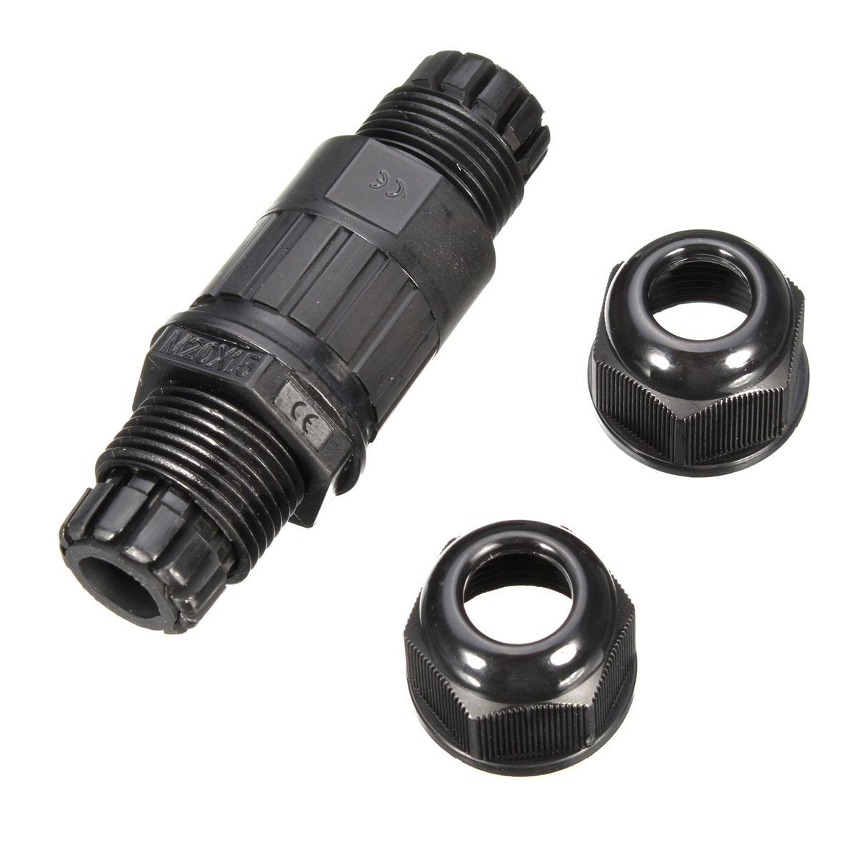 Cable-to-Cable-3-Pin-Screw-Locking-Wire-IP68-Waterproof-Connector-M20x15-CE-1040862-2