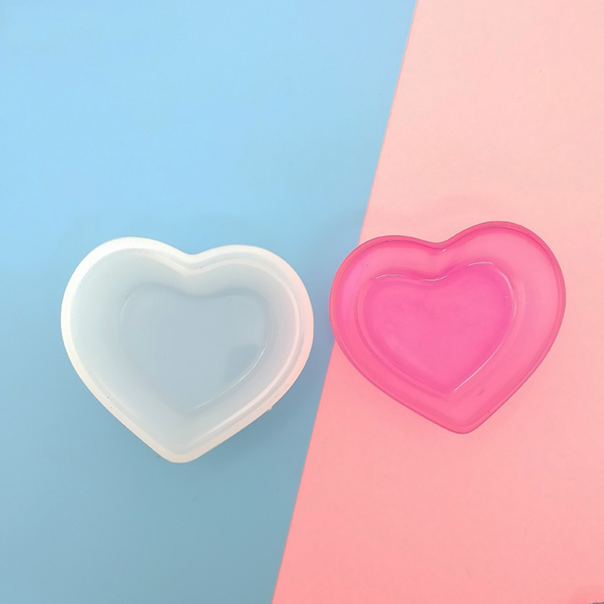 DIY-Resin-Casting-Molds-Heart-Square-Round-Shape-Mod-Clear-Silicone-Craft-Making-Mould-1526984-8