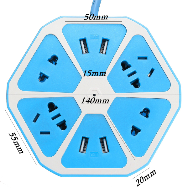 Fruits-Shape-Socket-Multi-function-Power-Socket-Outlet-Power-Strip-Surge-Protector-USB-Port-1171494-10