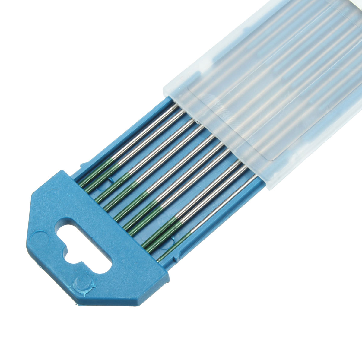 Green-Tip-Pure-Tungsten-Electrode-for-TIG-Welding-10PK--16mm-X-150mm-1056180-2
