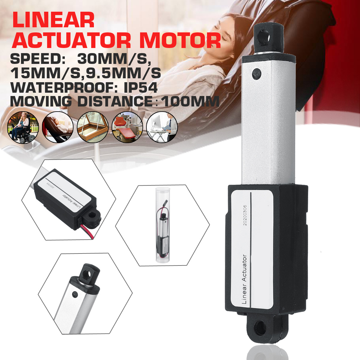 IP54-Linear-Actuator-12V-DC-100mm-Stroke-Electric-Window-Door-Opener-Linear-Motor-301595mms-Speed-1684088-2