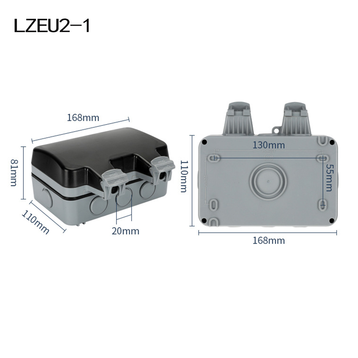 IP66-German-Switch-16A-Outdoor-Waterproof-Socket-Rainproof-Charging-Socket-Industrial-Socket-1899251-4