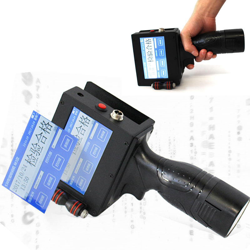 Protable Handheld Smart Inkjet Printer Date Coder Ink Coding Machine 