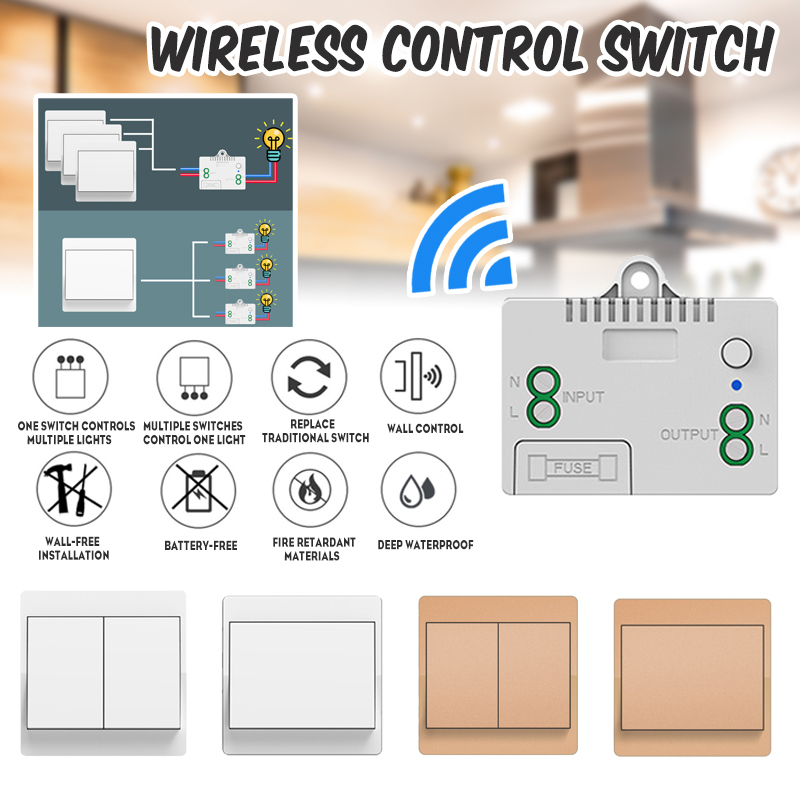Self-Powered-Blub-Light-Switch-Wireless-Remote-Control-Lamp-Wall-Panel-No-Battery-No-Wiring-Self-gen-1813495-2