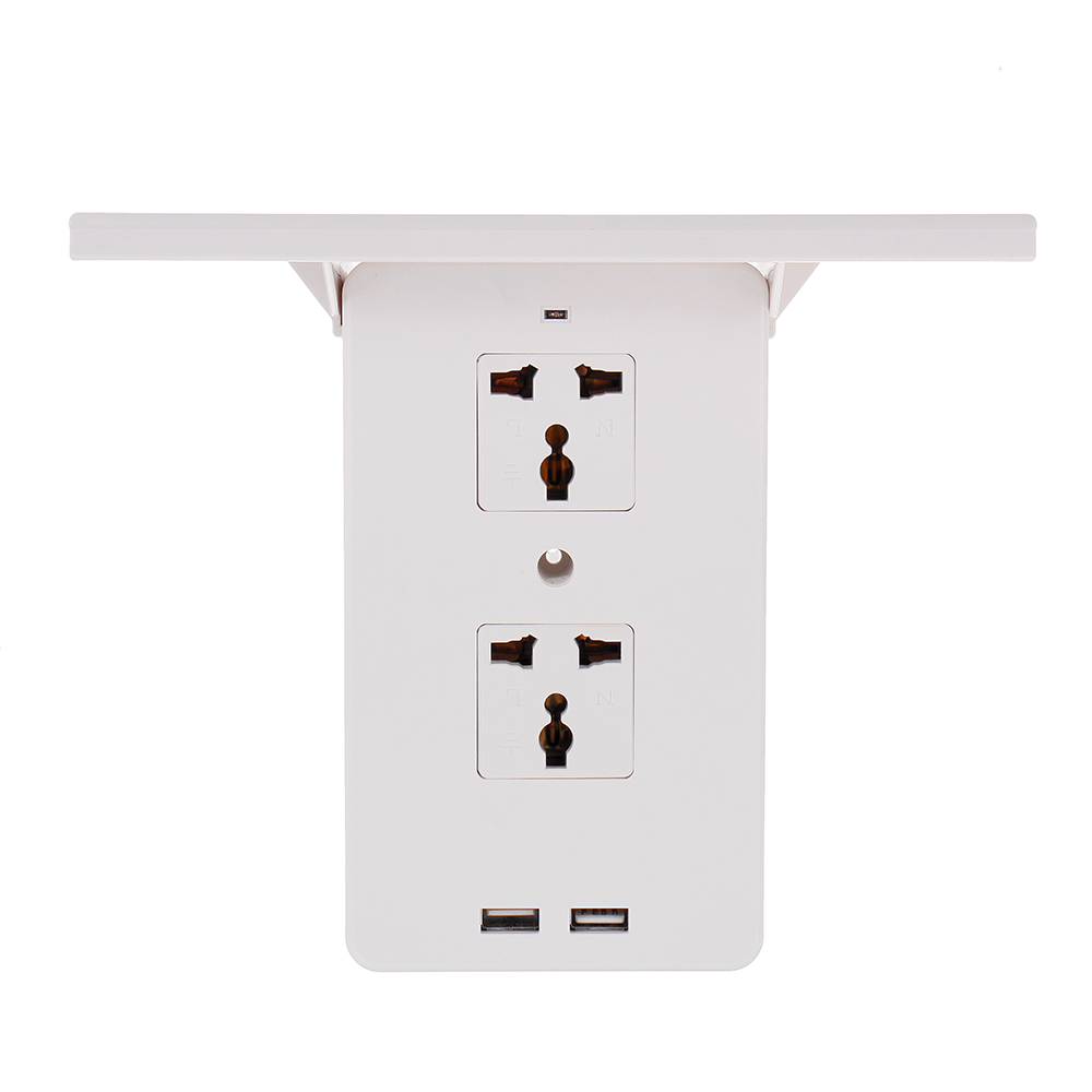 Socket-S-helf-8-Port-Surge-Protector-Holder-Tray-Removable-Wall-Outlet-6-Electrical-Outlet-Extenders-1566537-4