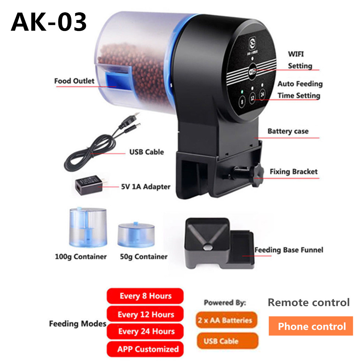 Sunsun-AK-01S0203-Aquarium-Automatic-Fish-Feeder-Timing-Control-Auto-Food-Dispenser-1443425-8