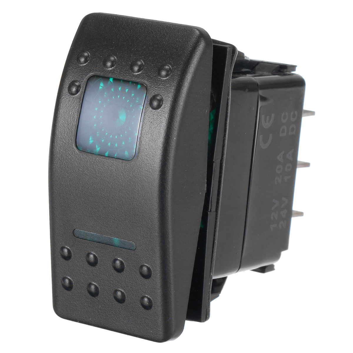 Universal-12V-7-Pins-LED-Light--Switch-DPDT-ON-OFF-ON-Self-locking-Rocker-Switch-1262405-5