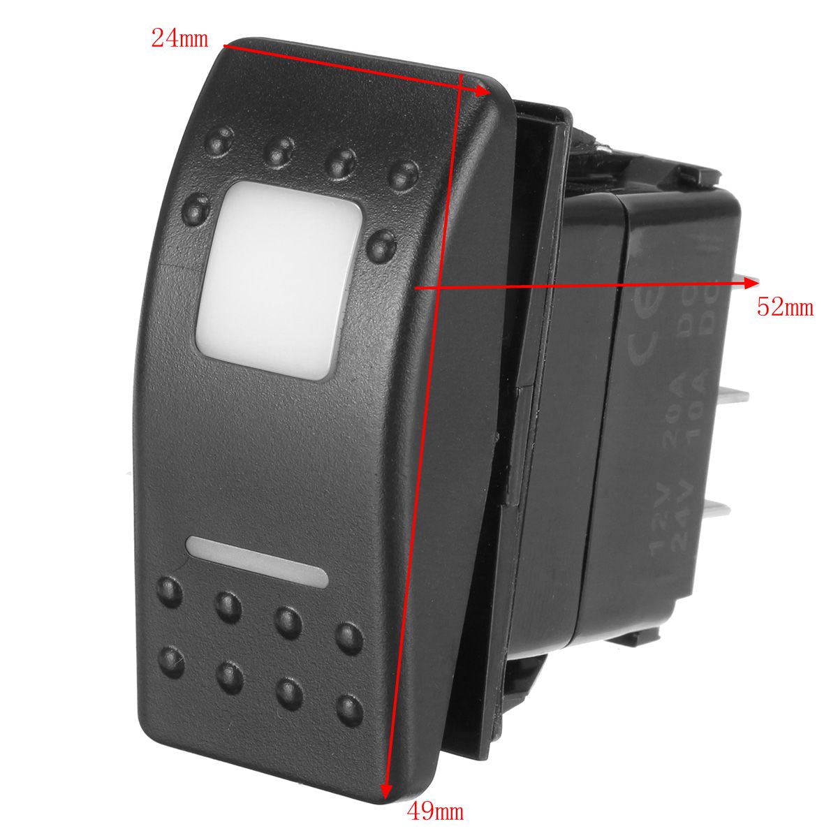 Universal-12V-7-Pins-LED-Light--Switch-DPDT-ON-OFF-ON-Self-locking-Rocker-Switch-1262405-6