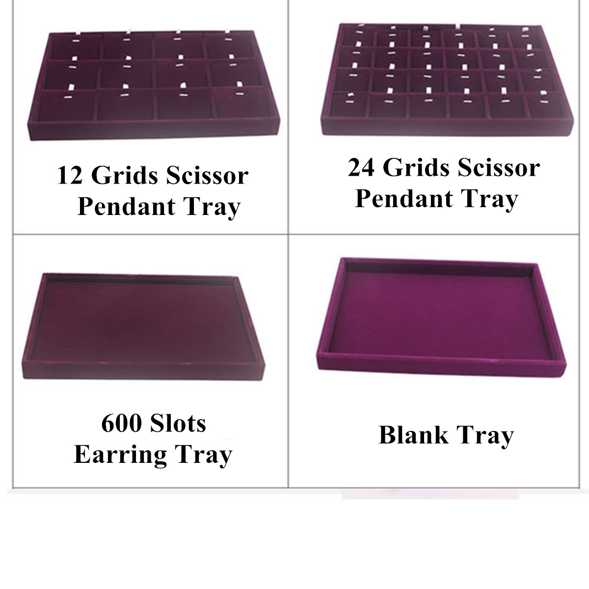 Velvet-Jewelry-Ring-Earring-Display-Tray-Holder-Organizers-Storage-Box-Showcase-Tray-Rack-1636689-2