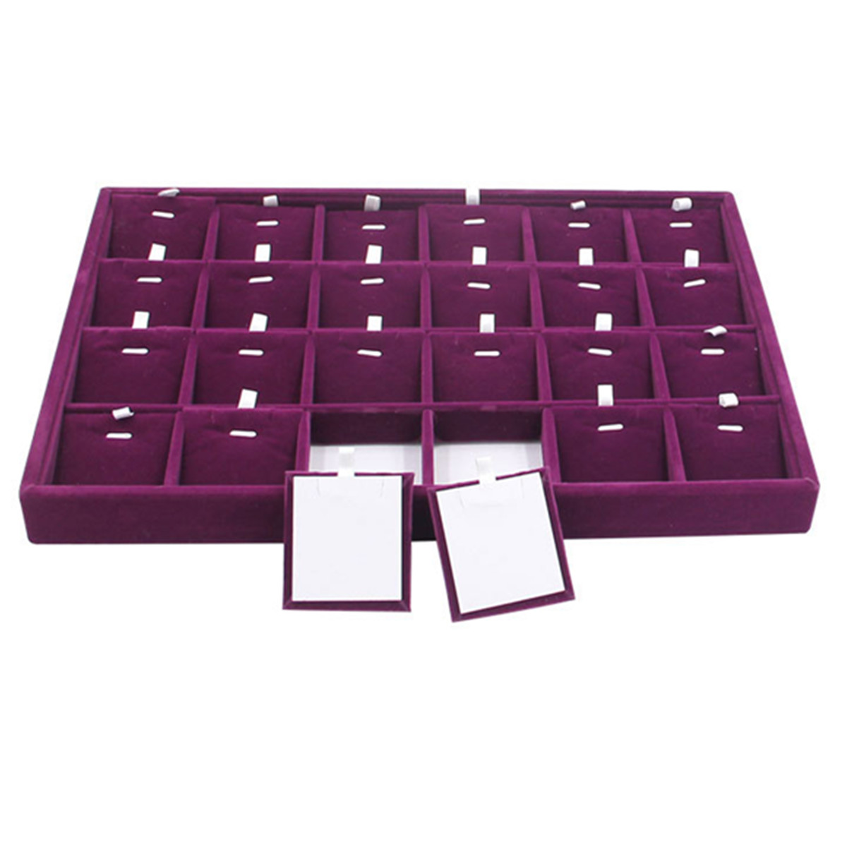 Velvet-Jewelry-Ring-Earring-Display-Tray-Holder-Organizers-Storage-Box-Showcase-Tray-Rack-1636689-8