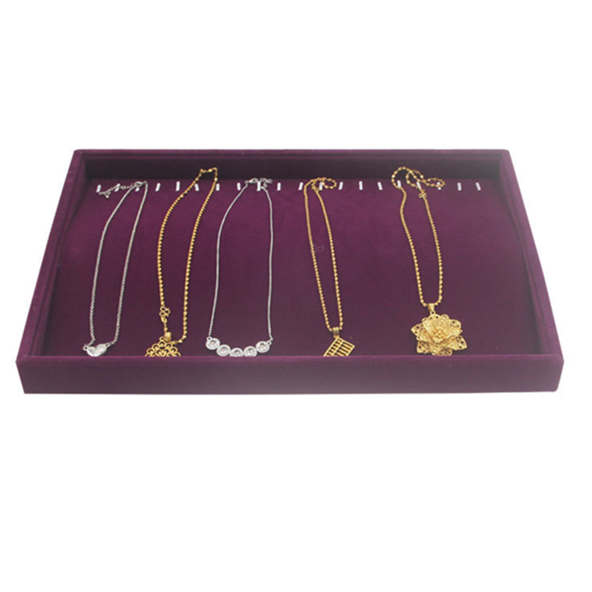 Velvet-Jewelry-Ring-Earring-Display-Tray-Holder-Organizers-Storage-Box-Showcase-Tray-Rack-1636689-10
