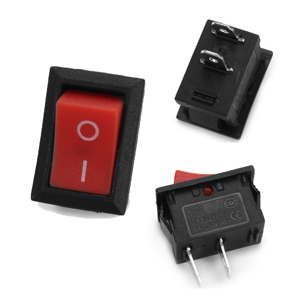 Wendao-KCD-101-250V-6A-Copper-Boat-Rocker-Switch-2-Pin-Plastic-Button-ONOff-SPST-10pcs-1065138-3