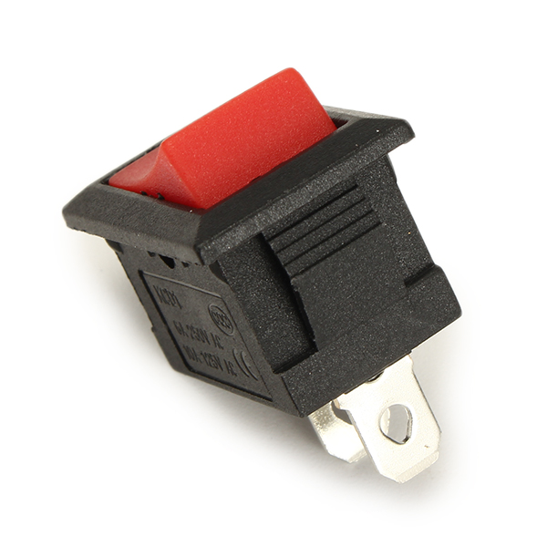 Wendao-KCD-101-250V-6A-Copper-Boat-Rocker-Switch-2-Pin-Plastic-Button-ONOff-SPST-10pcs-1065138-6