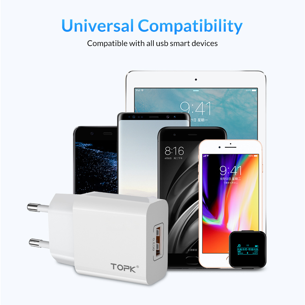 TOPK-18W-QC30-Fast-Charging-USB-Charger-Adapter-For-iPhone-11-Pro-Huawei-P30-Pro-Mate-30-9Pro-S10-No-1570190-4