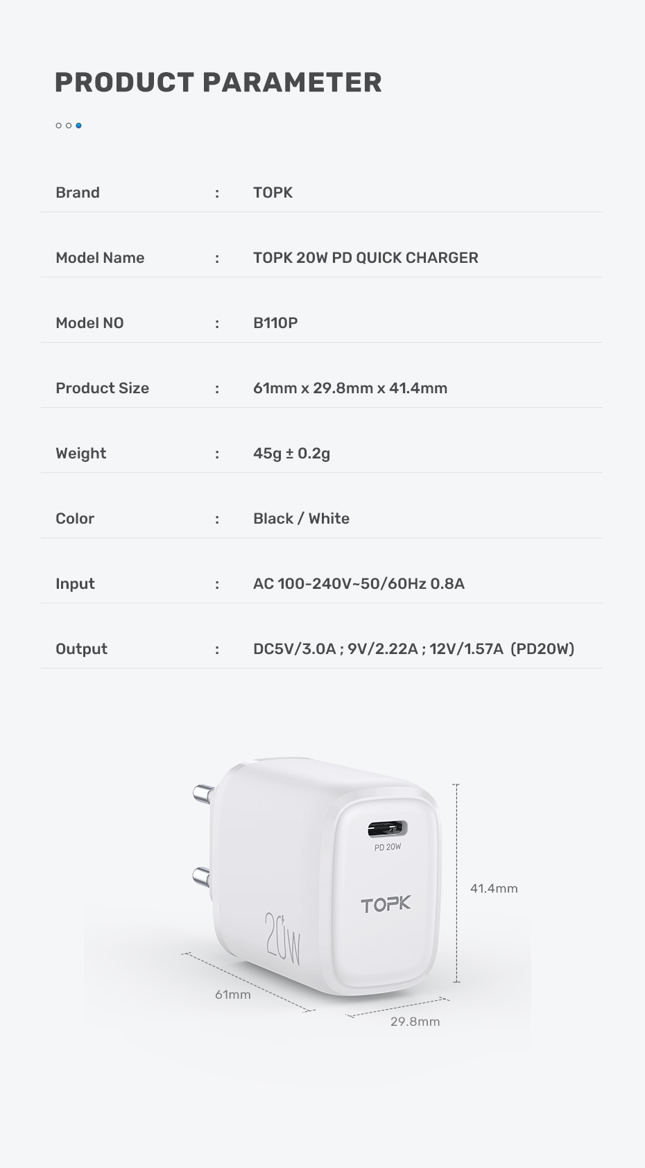 TOPK-B110P-USB-C-PD-20W-Wall-Fast-Charging-Charger-for-iPhone-12-12-Pro-Max-for-Samsung-Galaxy-S10-U-1888260-10