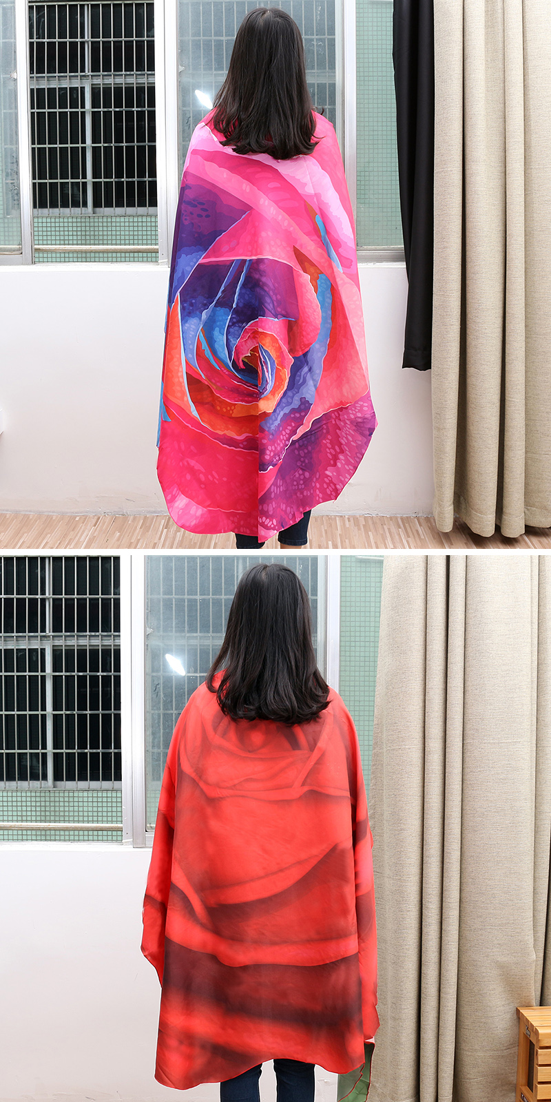Honana-WX-89-147cm-3D-Simulation-Rose-Beach-Towel-Mat-Romantic-Women-Shawl-Bed-Sheet-Tapestry-1139313-2
