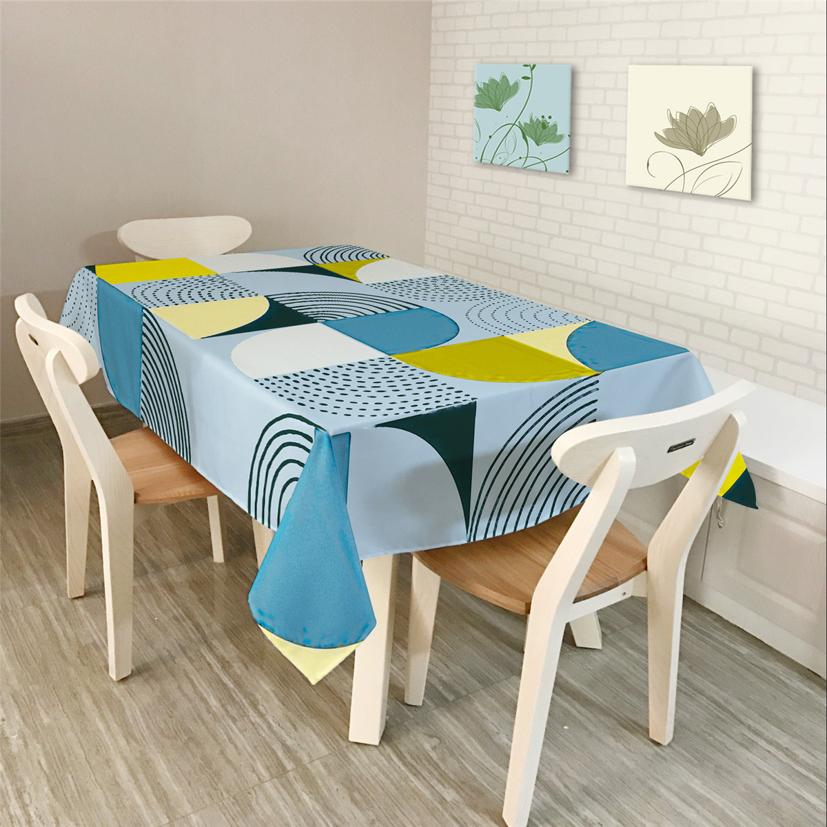 Modern-Simple-Rectangle-Polyester-Tablecloth-Colorful-Triangle-Geometry-1341246-5