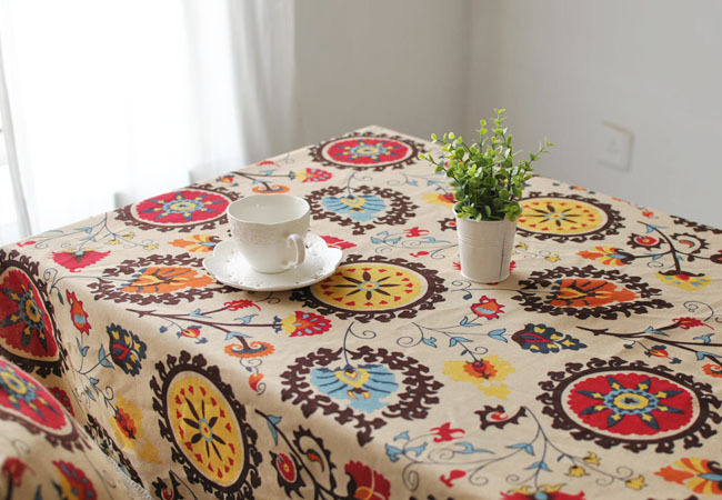 Sun-flower-Cotton-Linen-Tableware-Mat-Table-Runner-Tablecloth-Desk-Cover-Heat-Insulation-Bowl-Pad-1091101-6