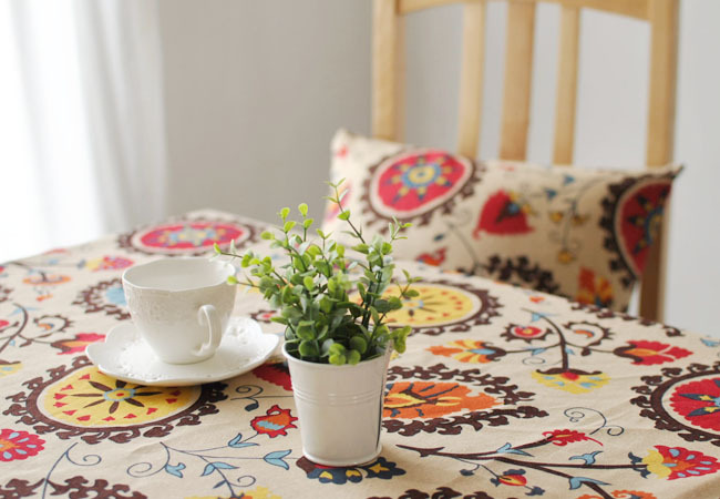 Sun-flower-Cotton-Linen-Tableware-Mat-Table-Runner-Tablecloth-Desk-Cover-Heat-Insulation-Bowl-Pad-1091101-8