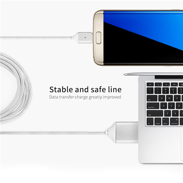 EIVOTOR-1-Meter-Magnetic-Micro-USB-Charging-Cable-for-Cellphone-Tablet-1187506-4