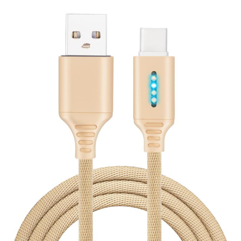 Smart-LED-Auto-Disconnect-Charger-Nylon-Braided-Type-C-2A-Tablet-Cable-1M-1490247-1