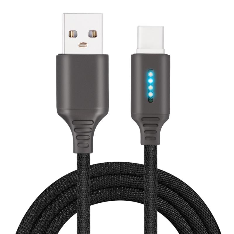 Smart-LED-Auto-Disconnect-Charger-Nylon-Braided-Type-C-2A-Tablet-Cable-1M-1490247-4