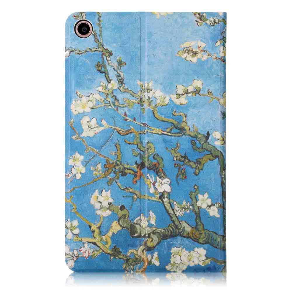 Apricot-Flower-Painting-Tablet-Case-for-Mipad-4-Plus-1359274-2