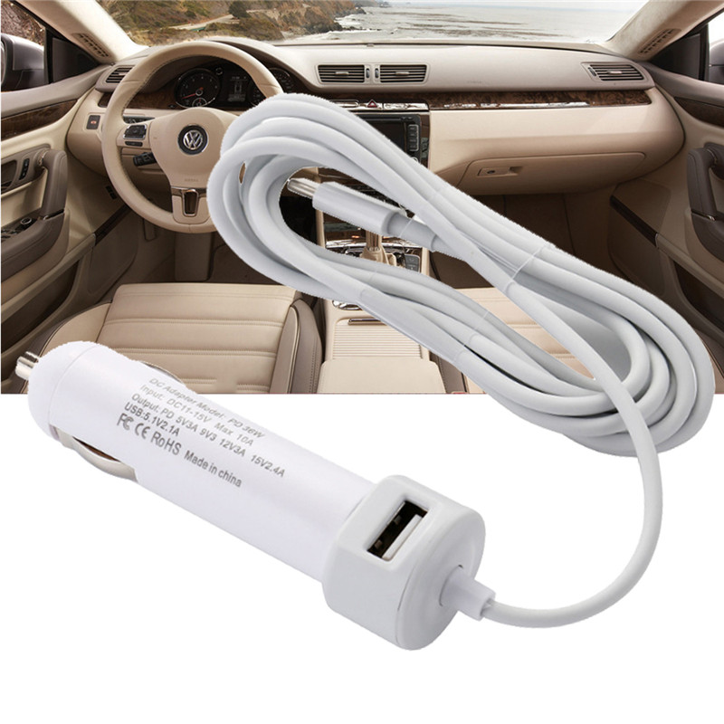 PD-36W-USB20-Type-C-Car-Charger-With-Quick-Charge-30-For-Cellphone-Tablet-1219995-1