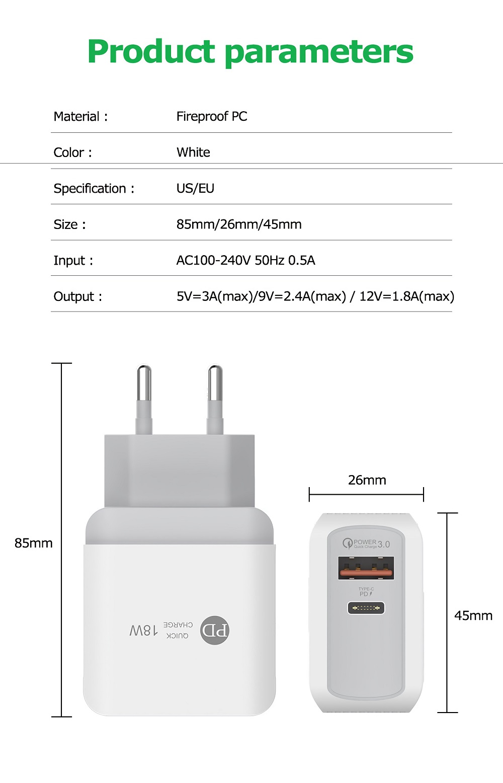 QC30PD18W-Quick-Charger-Power-Adapter-for-Tablet-Smartphone-1761466-5