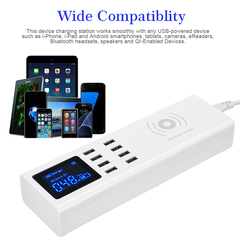 Universal-UKUSEU-8-Port-USB-Charger-Station-With-Wireless-Charger-For-Tablet-Cellphone-1296034-4