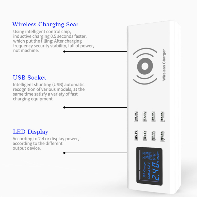 Universal-UKUSEU-8-Port-USB-Charger-Station-With-Wireless-Charger-For-Tablet-Cellphone-1296034-5