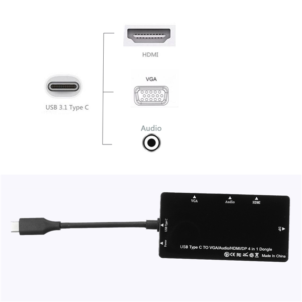 4-in-1-Dongle-USB-Type-C-TO-VGA-Audio-HDMI-DP-Adapter-Hub-HD-1280P-Splitter-1159815-3