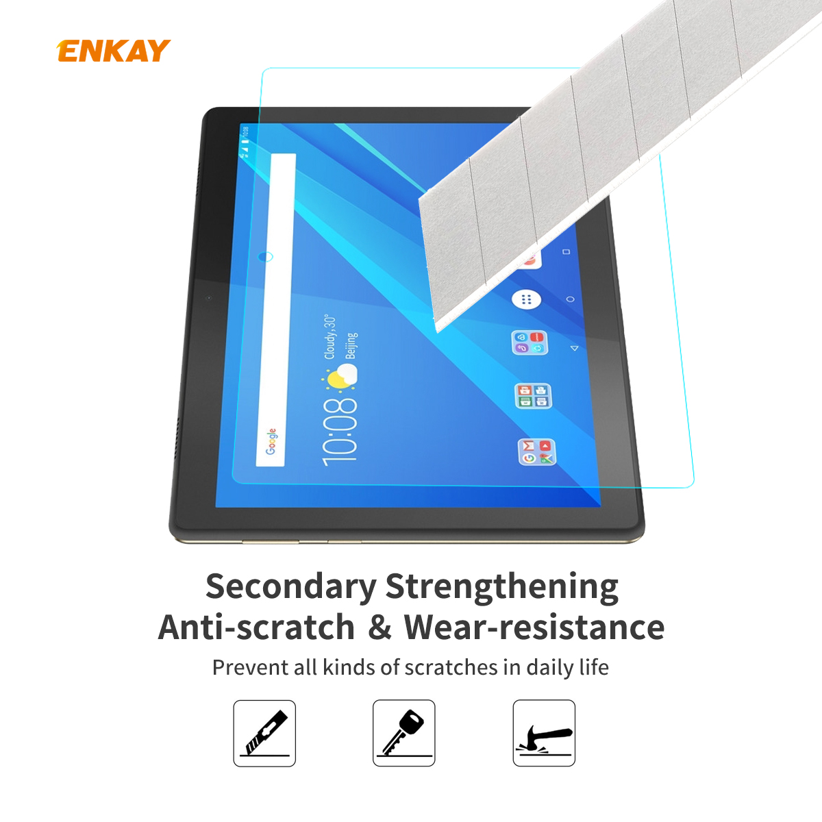ENKAY-033mm-9H-25D-Curved-Edge-Tempered-Glass-Protective-Film-Screen-Protector-for-Lenovo-M10-Tablet-1734317-2