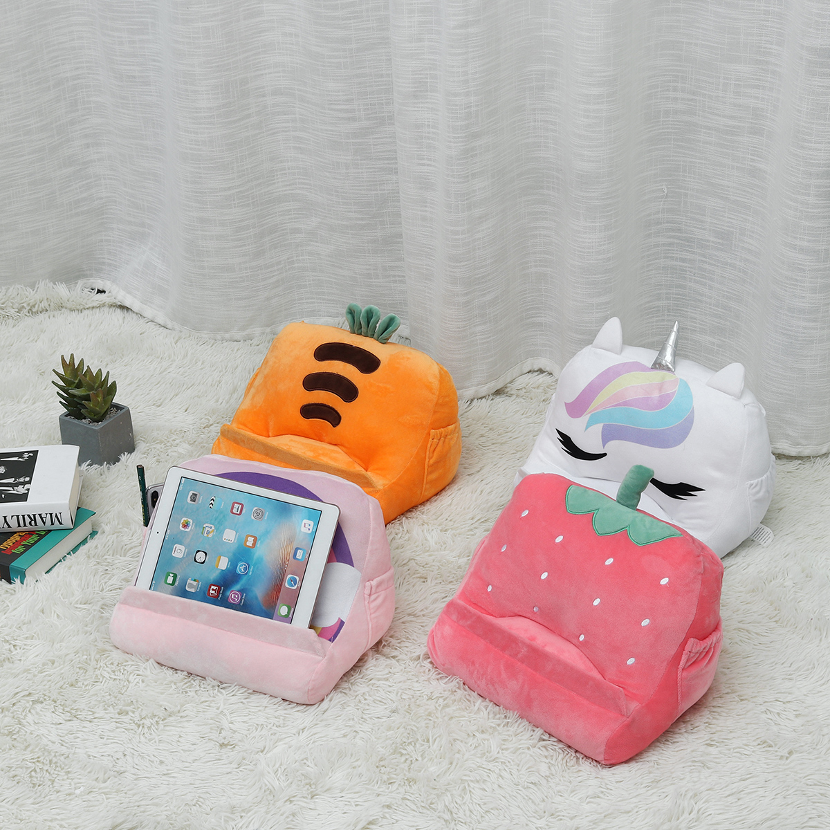30x20x20cm-Tablet-Pillow-Cushion-Mini-Phone-Holder-Stand-Pocket-Home-Office-1974436-11