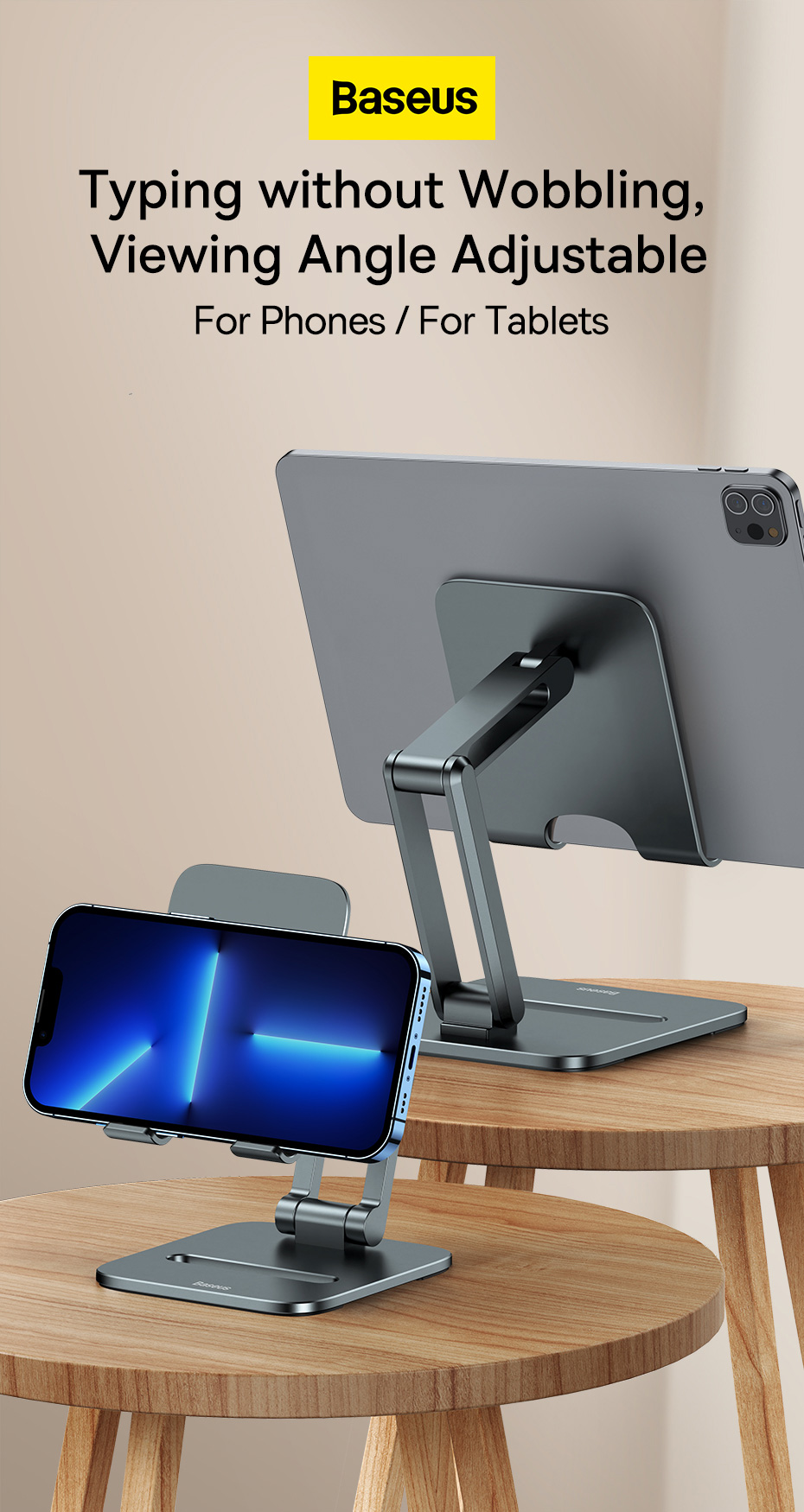 Baseus-Phone-Holder-Desk-Double-Axis-Foldable-Metal-Stand-for-iPad-Pro-Air-Tablet-1975775-1