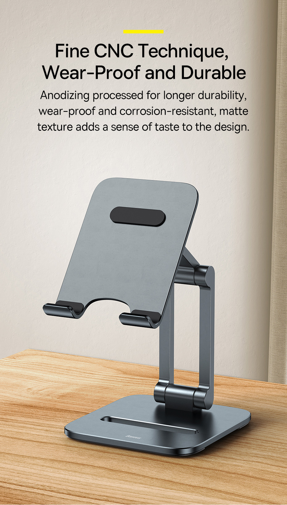 Baseus-Phone-Holder-Desk-Double-Axis-Foldable-Metal-Stand-for-iPad-Pro-Air-Tablet-1975775-12