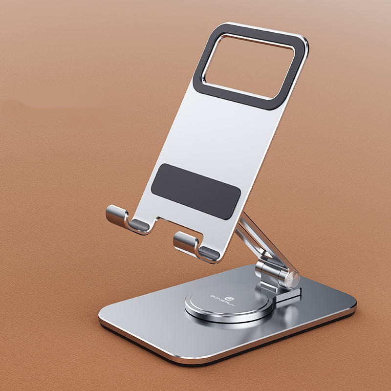 Boneruy-Slim-Design-360-Rotatable-Aluminum-Alloy-Adjustable-Foldable-Tablet-Holder-Stand-1975789-3