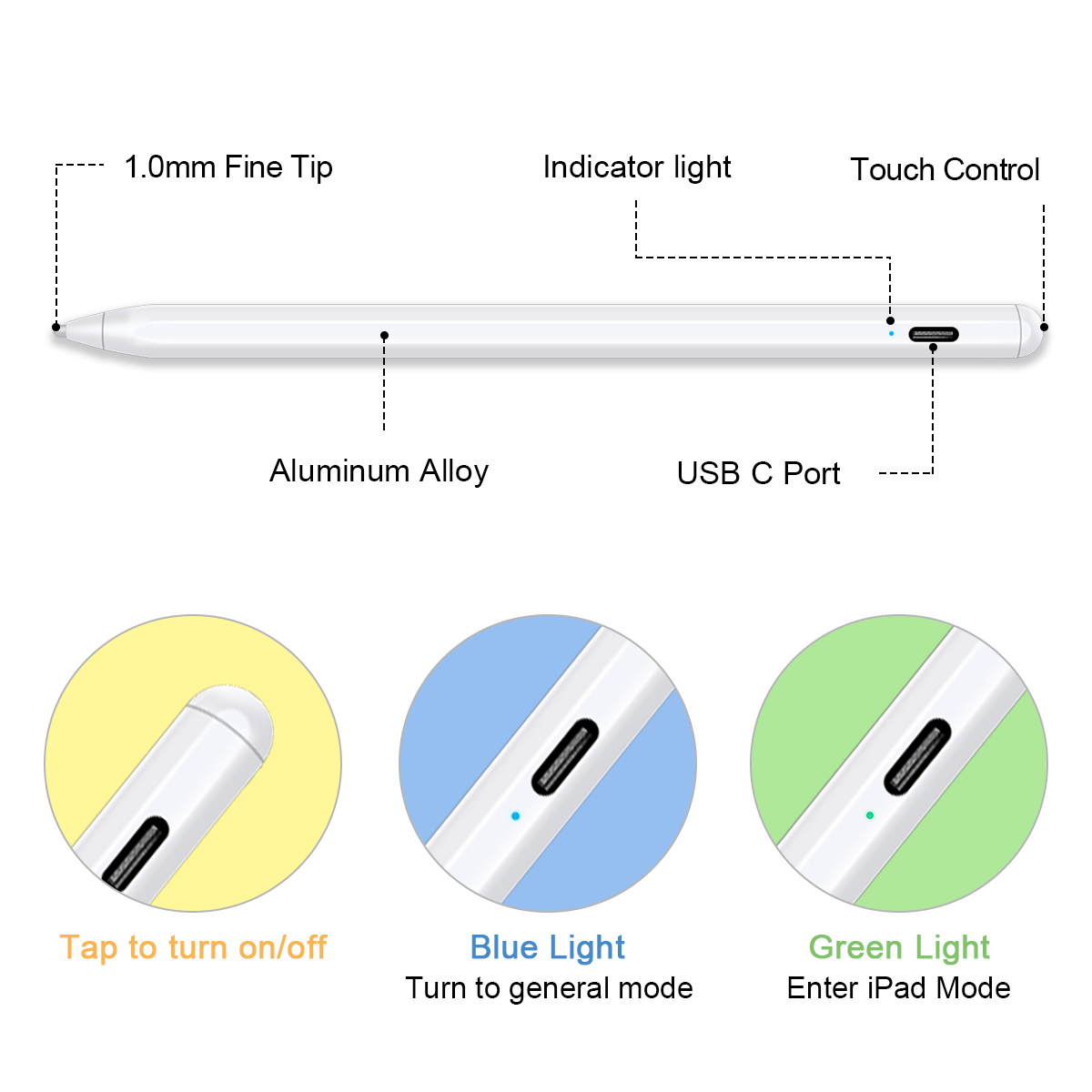 MECO-Rechargeable-Active-Stylus-with-Highly-Sensitive-Digital-Pen-for-Apple-2018-2020-for-iPad-Pro-1940366-7