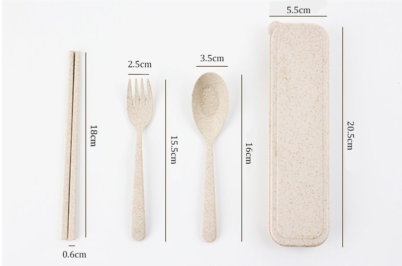 Portable-Chopstick-Fork-Spoon-Three-piece-Eco-friendly-Travel-Picnic-Wheat-Straw-Tableware-Set-with--1349859-3