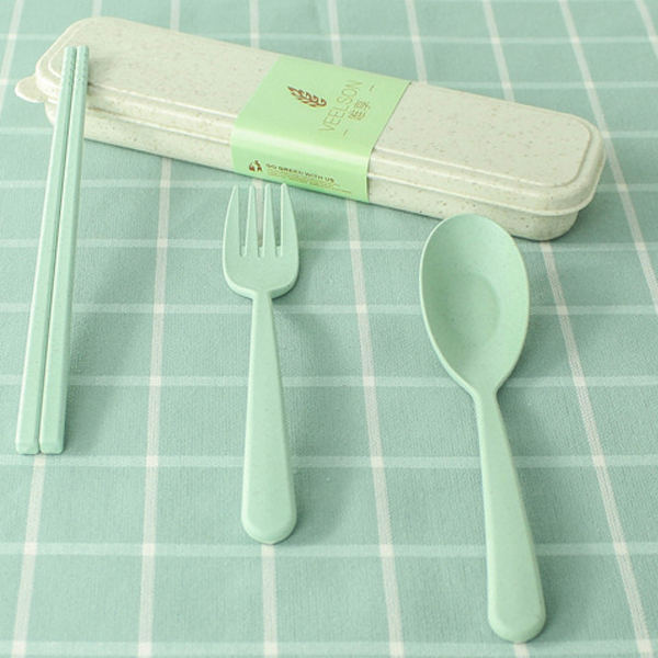 Portable-Chopstick-Fork-Spoon-Three-piece-Eco-friendly-Travel-Picnic-Wheat-Straw-Tableware-Set-with--1349859-7