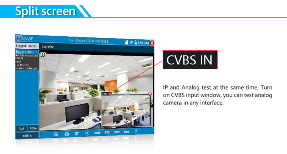 IPC9800Plus-7 英寸-IP-CCTV-测试仪-监视器-模拟-CVBS-摄像机-测试仪-H265-4K-视频-测试-支持-ON-1808848-4