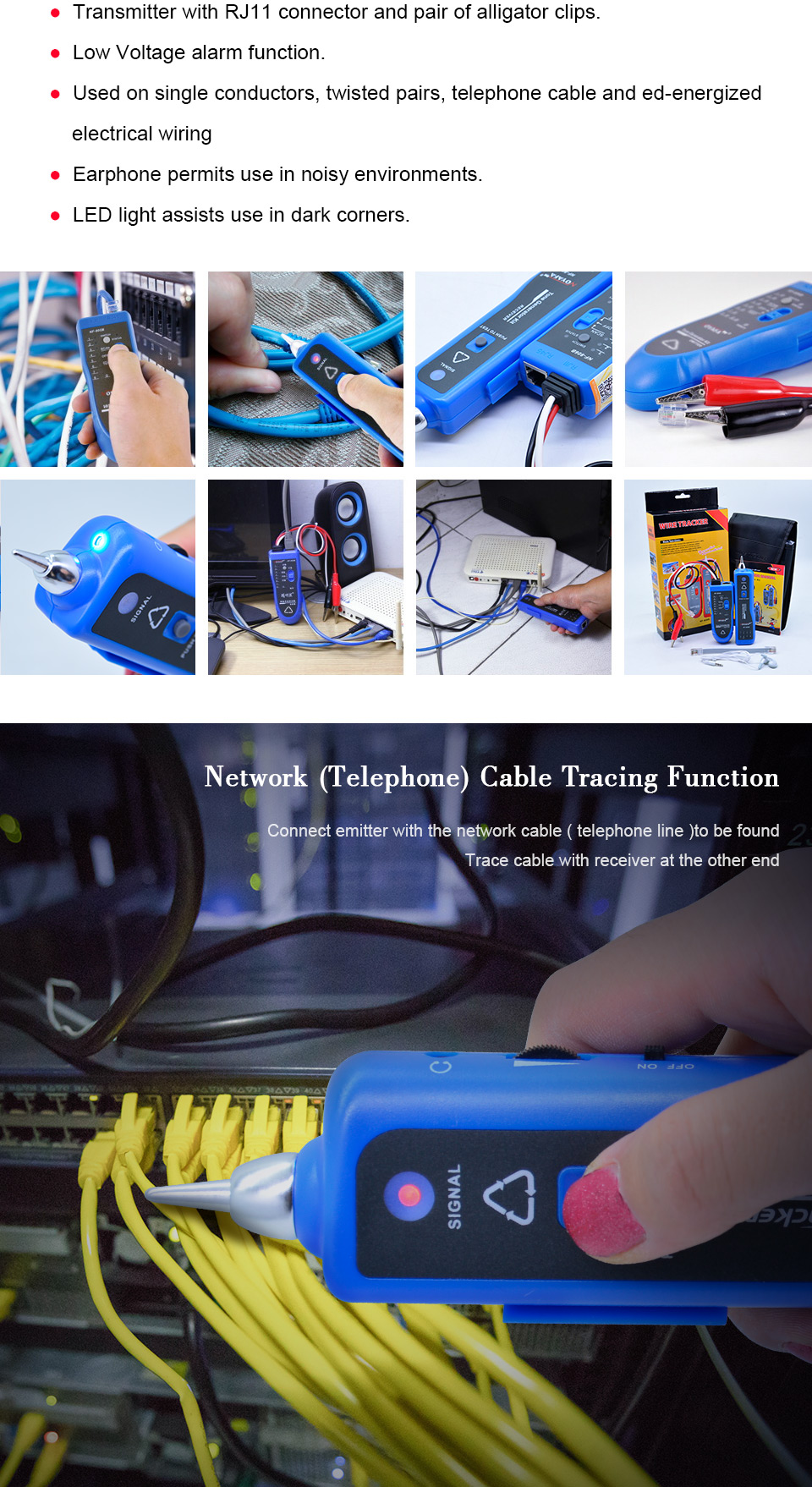 NOYAFA-NF-806B-Wire-Tracker-Wire-Tracer-Cable-Tester-UTP-STP-RJ45-RJ11-Metal-Cable-Tracing-LAN-Cable-1812808-2