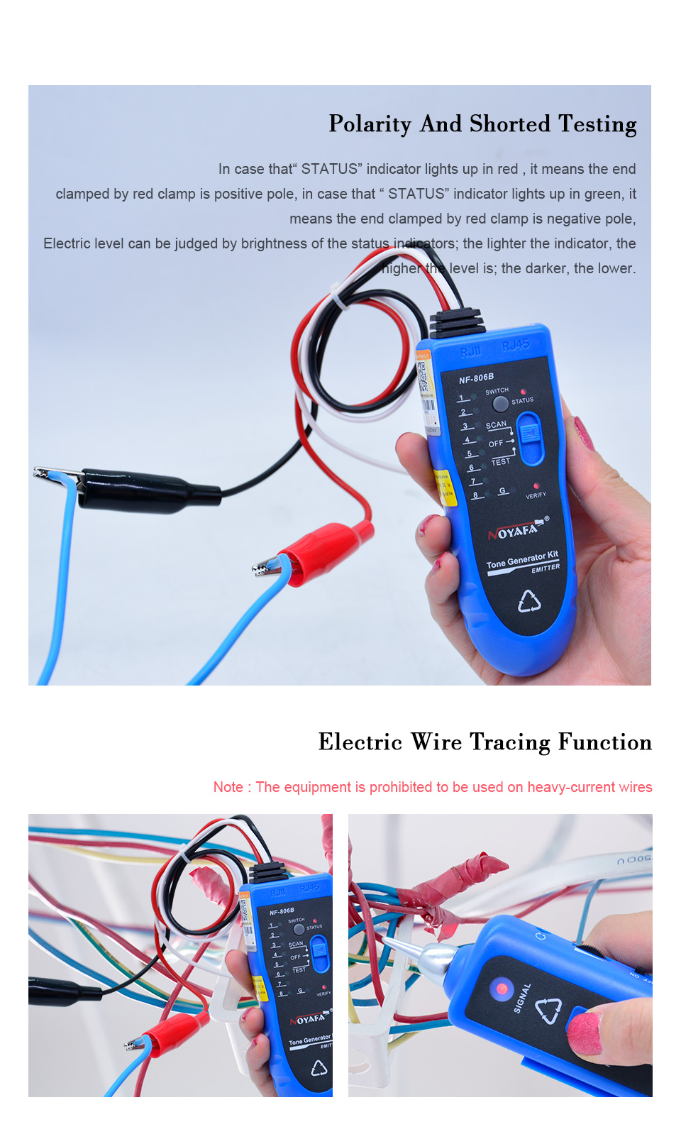 NOYAFA-NF-806B-Wire-Tracker-Wire-Tracer-Cable-Tester-UTP-STP-RJ45-RJ11-Metal-Cable-Tracing-LAN-Cable-1812808-3