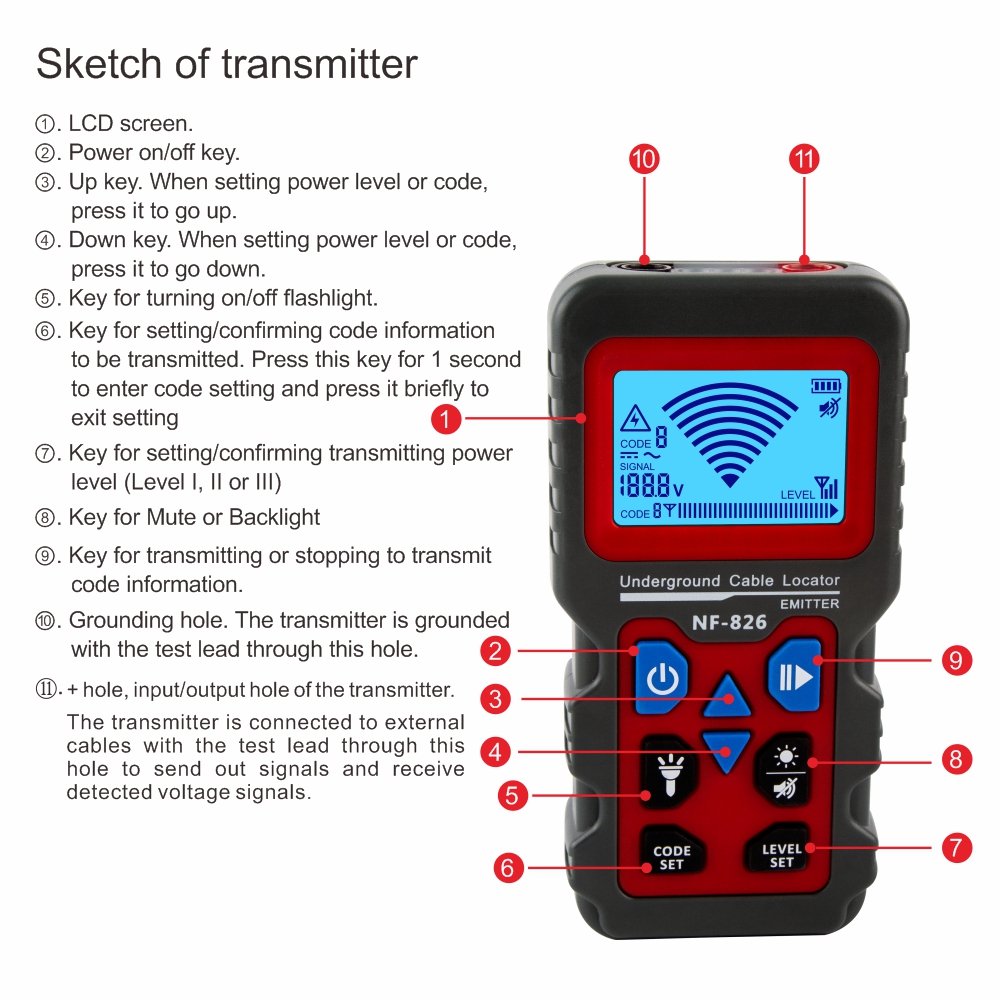 NOYAFA-NF-826-Network-Tracking-Device-Wire-Circuit-Breaker-Cable-Tester-Phone-Line-Detector-Locator--1808843-1