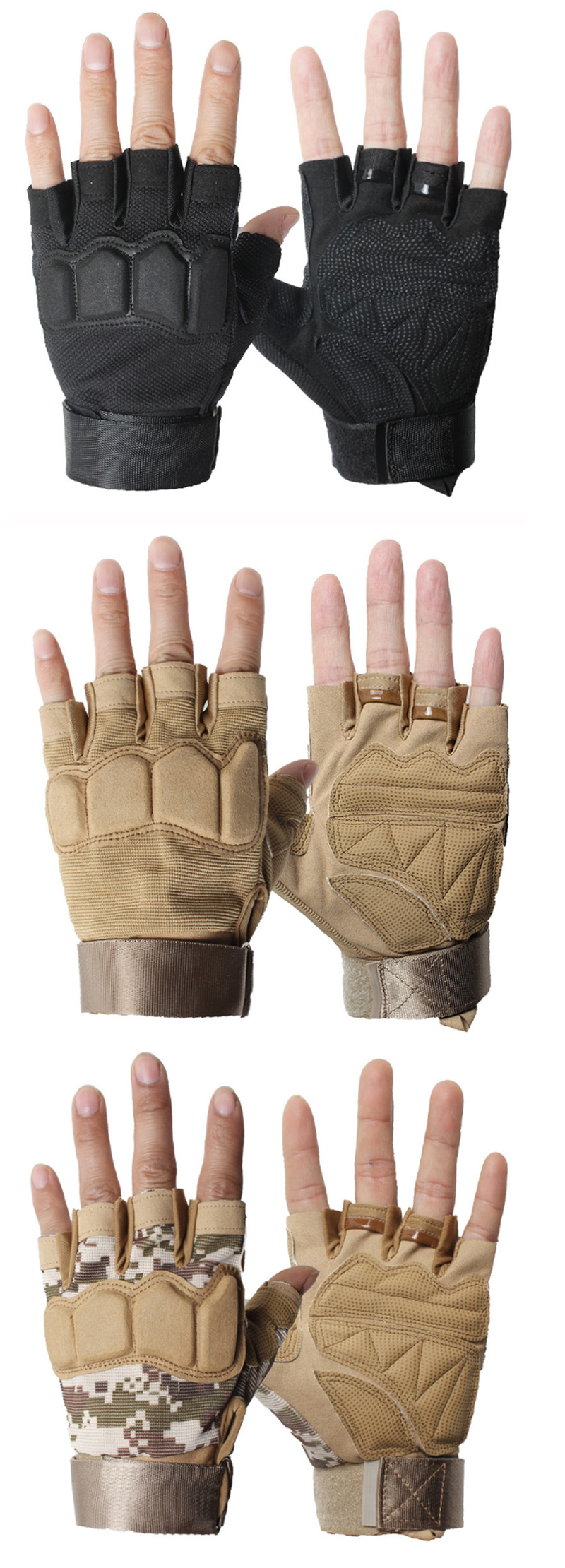 1-Pair-Tactical-Glove-Half-Finger-Gloves-Slip-Resistant-Gloves-For-Cycling-Camping-Hunting-1437800-2